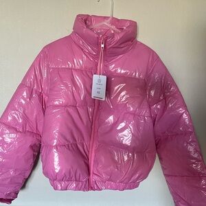 Chic Pink Women's Puffer Jacket